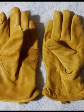 Goodfellow & Co Yellow Work Glove Pair Size L